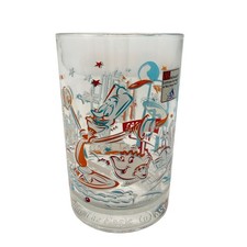 Vintage McDonald's Disney World 25th Anniversary Glass MGM Studios Lumiere 1996