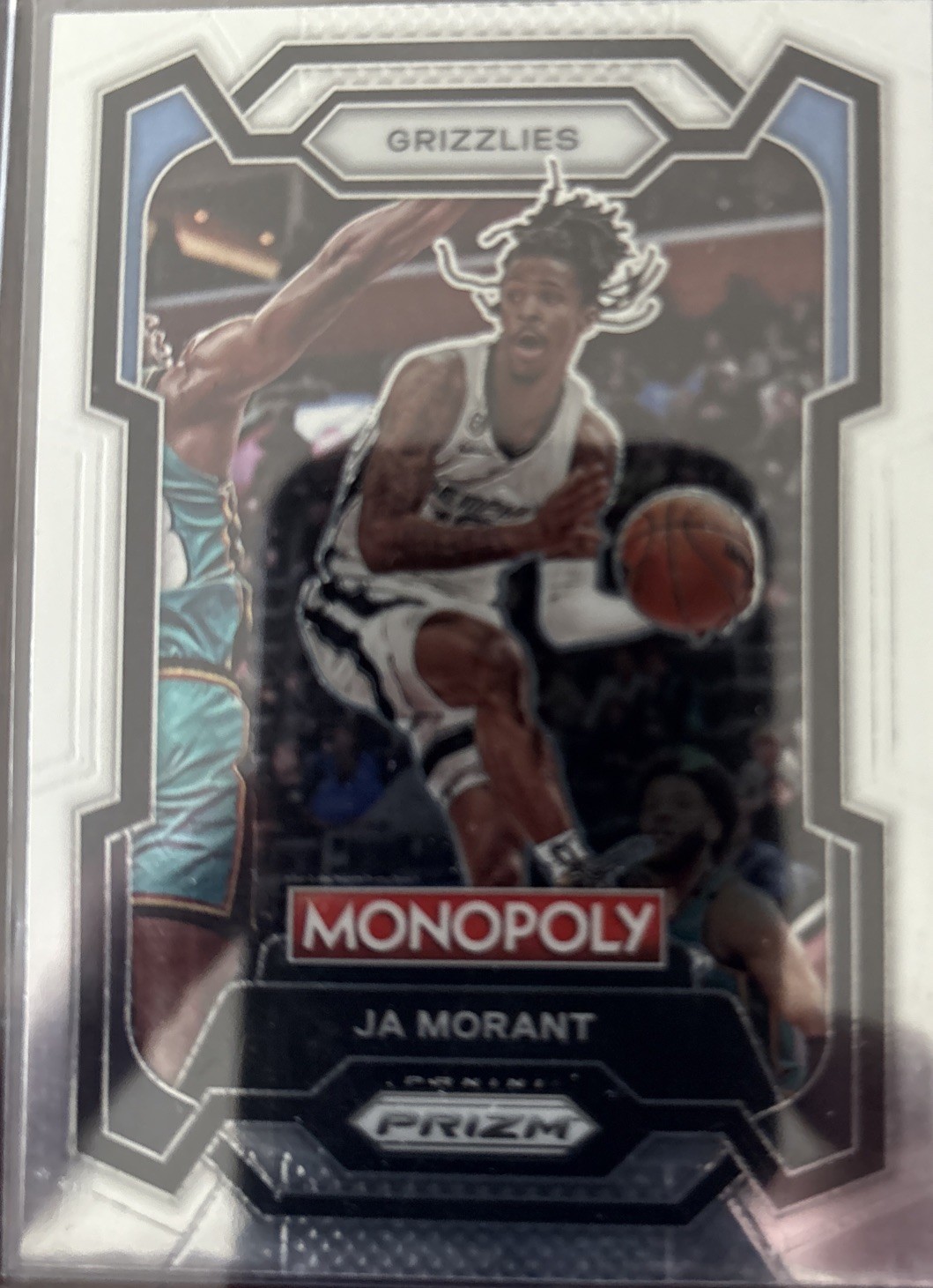 2023-24 Ja Morant Panini Prizm Monopoly Silver Card #44