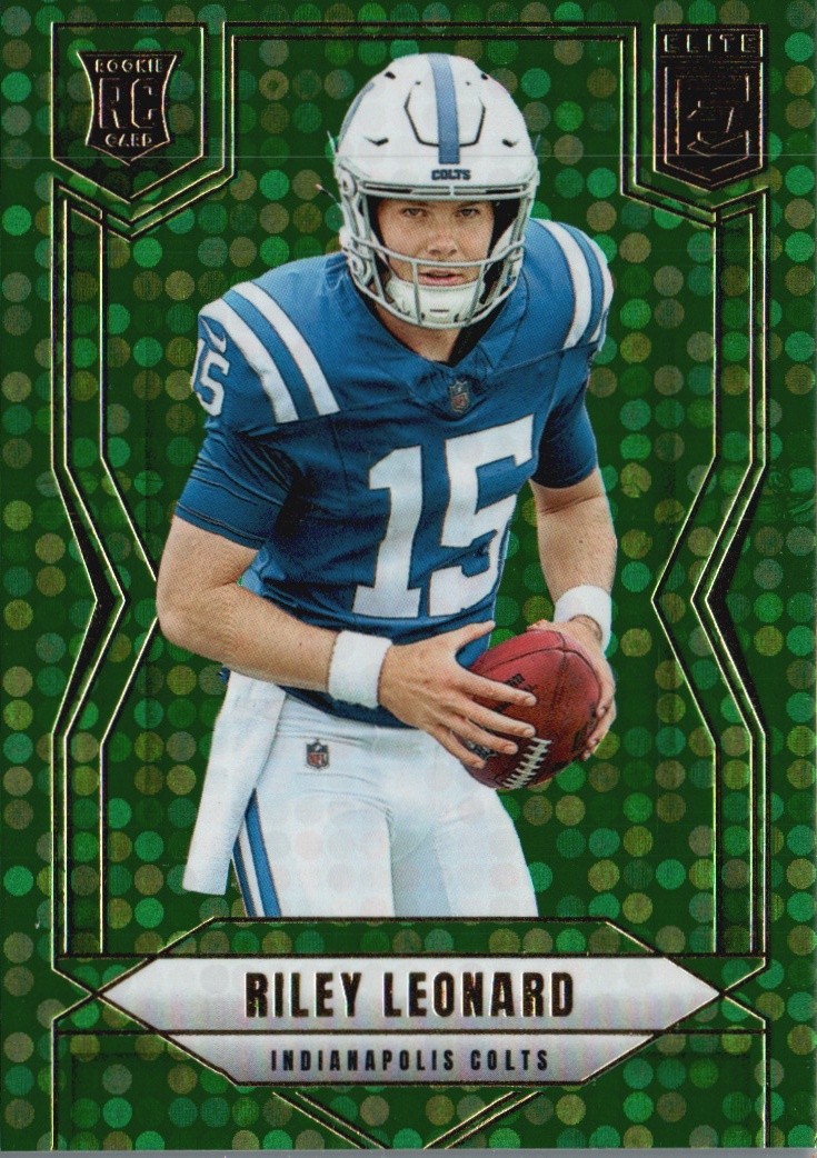 2025 Donruss Elite #170 Riley Leonard Green Disco