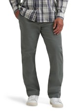 Men's Straight Fit Flat Front Chino Pants Casual Trousers Comfort Classic