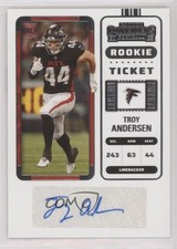 2022 Panini Contenders Rookie Ticket Troy Andersen #175 Auto 0nr3