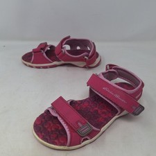 Eddie Bauer Cascadia Pink Adjustable Strap Sandals Beachy Outdoor Sporty Size 2