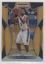 2019 Panini Prizm Draft Picks Neon Orange 53/149 Justin Wright-Foreman #55 0q3