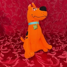 Toy Factory Neon Orange Scooby Doo Stuffed Animal Toy Plush 12” Florescent