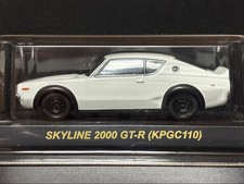 Kyosho 1/64 Nissan Skyline 2000GT-R KPGC110 White