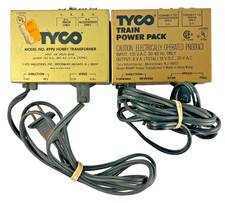 Vintage TYCO HO Scale Train Transformer Power Pack Lot of 2 Untested