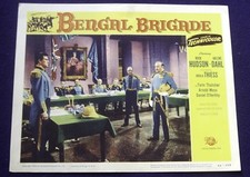 BENGAL BRIGADE ORIGINAL 11X14 LOBBY CARD #3 1954 ROCK HUDSON