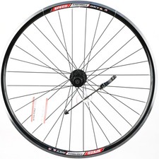 Sta-Tru 700c QR Rear Wheel, Shimano HG 8/9/10-Speed, Double-Wall, Rim Brake