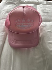 Corteiz rule the world pink hat adjustable 