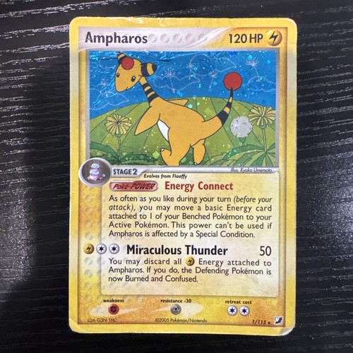 Ampharos 1/115 EX Unseen Forces Holo