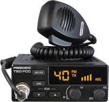 President Ted FCC AM/FM CB Radio   40 Channel Compact Mobile Unit