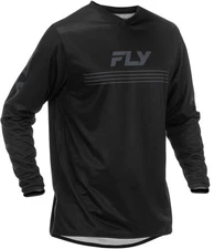 Fly Racing Universal Mens MX Offroad Jersey Black/White