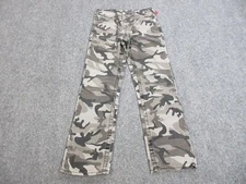 True Religion Jeans Boys 14 Camouflage Straight Contrast Camo Pants Youth