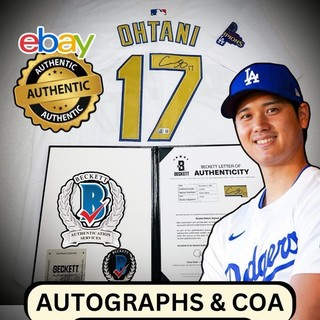 ⚾️ NO RESERVE BECKETT Shohei Ohtani Autographed Jersey Signed Jersey Dodgers