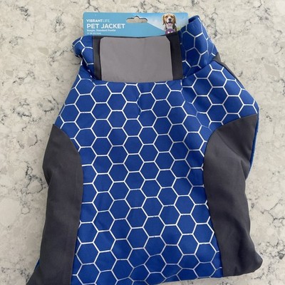 PET JACKET BEAGLE/STD POODLE 17'' BACK LENGTH 20-50LB -PLUS BONUS REFLECTIVE VEST
