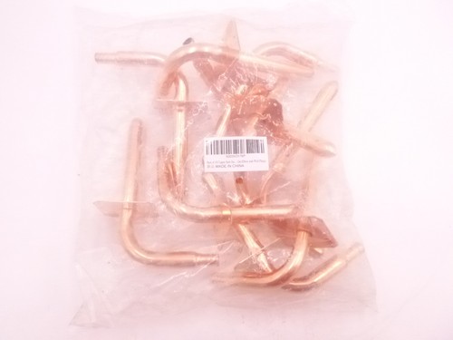 10 Pack Barb Pex F1807 Crimp Copper Stub Out Elbow with Wall Flange 1/2... - Picture 1 of 4
