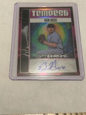 2025 LEAF OPTICHROME AUTOGRAPH BEN HESS YANKEES  ROOKIE  #2/8