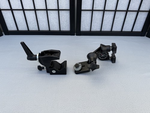 Manfrotto Super Clamp 035 + 056 Grip Head Arm w/ 037 Stud Heavy Duty