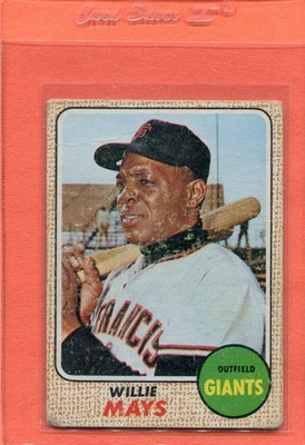 1968 Topps Set-Break # 50 Willie Mays LOW GRADE (crease) (surface) CHECK SCANS 