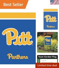 Double-Sided Pittsburgh Panthers NCAA Garden Flag 12.5