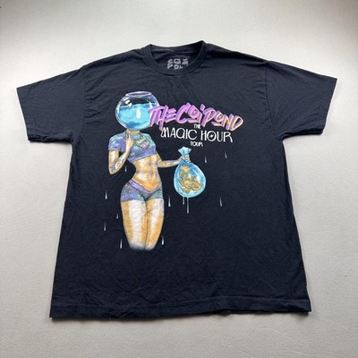Jhene Aiko Magic Hour Tour T-Shirt Mens Large Black The Coi Pond Music Concert