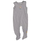 Steiff, Strampler, Größe: 74, Grau/Weiß, Elasthan/Polyester, Streifen #CcR
