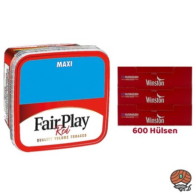 FairPlay Volumentabak Maxi Box 300g, Winston Hülsen