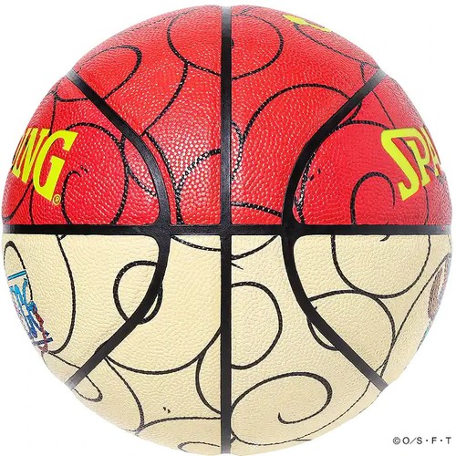 ONE PIECE SPALDING Hito-Hito Fruit Size 7 Synthetic Leather Basketball 78-040J - Picture 7 of 9