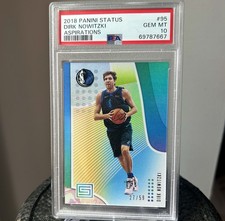 Dirk Nowitzki 2018-19 Status Aspirations /59 PSA 10 Gem Mint POP 1