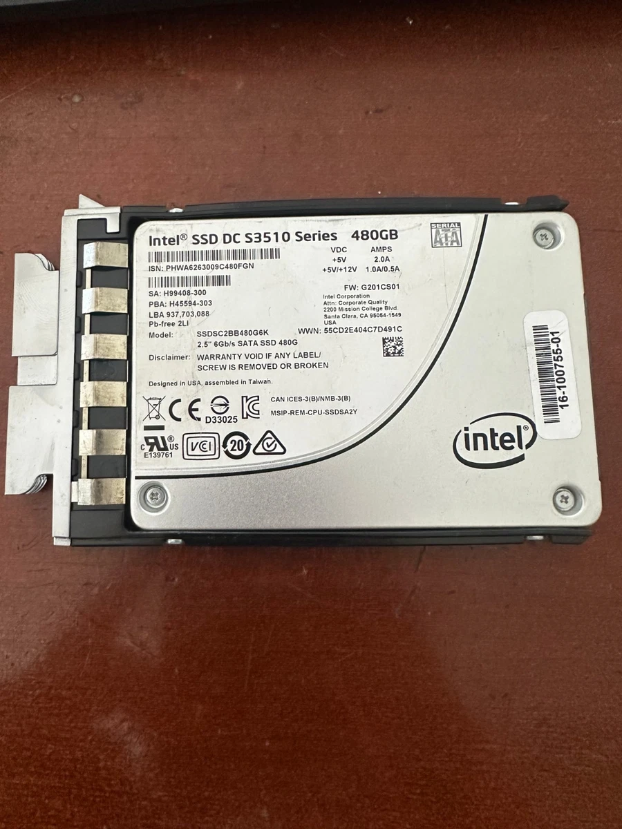 Intel Solid State Drives 480 GB Storage Capacity for sale | eBay