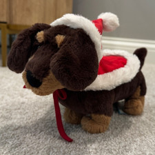 Jellycat Christmas Otto sausage dog RETIRED, excellent condition, tag on