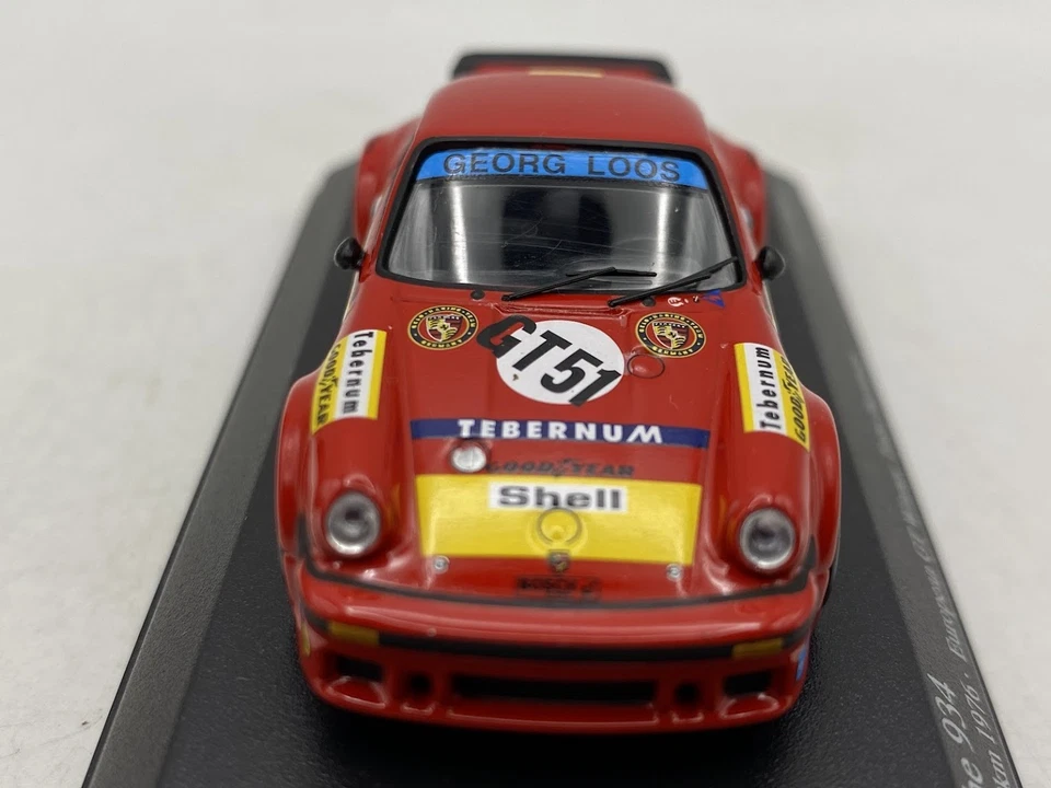 MINICHAMPS Porsche 934 Hezemans 300 Km EGT Nurburgring 1976 1:64 Diecast - Immagine 3 di 4