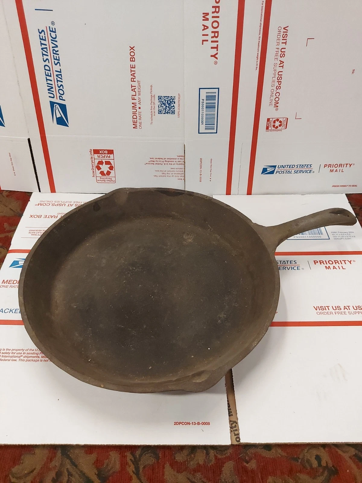 Vintage Cast Iron Skillet Unmarked