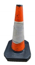 Rare Vtg 1990s 2000 Melba 21" Red Road Traffic Safety Cone Cheshire Constabulary