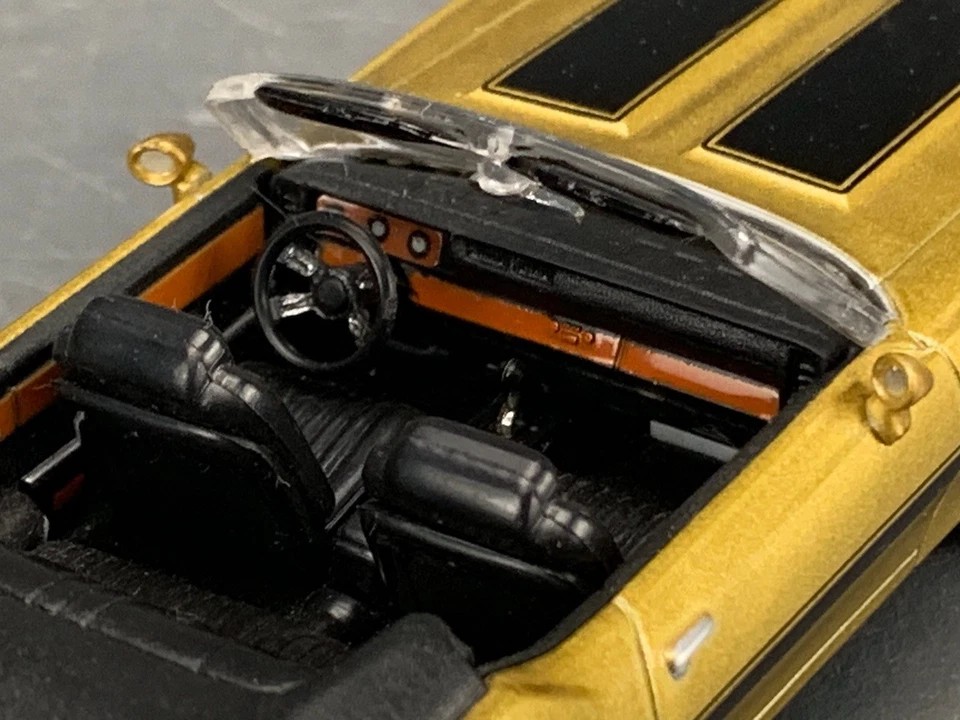 Oldsmobile 442 W-30 convertible 1:43 Ertl American Muscle 1970, dorado D1417 Foto 4 de 4