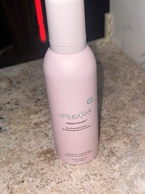 Mane Fresh Fluff Dry Shampoo Foam Adds Volume Absorbs Oil 7 oz Green Apple Melon