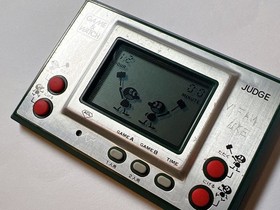 Nintendo Game & Watch Judge IP-05 Green Handheld System 1980 Japan Retro Tested