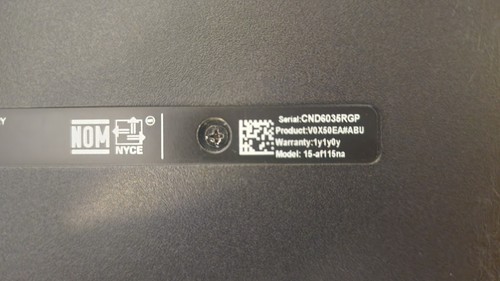 hp notebook af115na - Picture 5 of 5