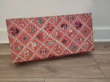 Vintage Harrod's Christmas Cracker Box-EMPTY Retro Holiday Storage Gift Box Only