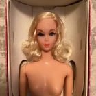 Barbie 1967  Mattel Vintage  Talking Barbie  Doll Blonde Bent Legs Eyelashes