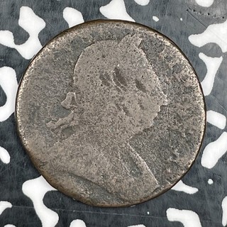 1775 Great Britain George III 1/2 Penny Evasion Token Lot#A0350