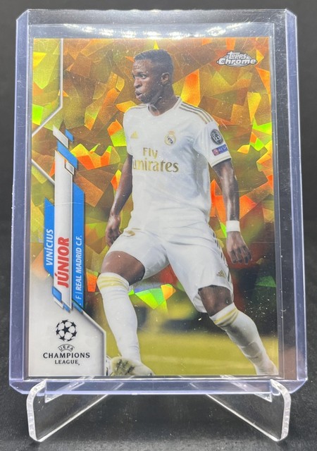 2019 Topps Chrome Sapphire UEFA Champions League Vinicius Junior Yellow /99 #33