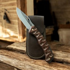 N690 Edelstahl Klappmesser – Handgefertigtes Taschen- und Jagdmesser, Neu