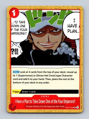 One Piece I Have a Plan to Take Down One of the Four Emperors!! OP14-019 ENG