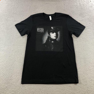 Janet Jackson Rhythm Nation 1814 Shirt Mens Medium Black Bella Canvas 30th Tee