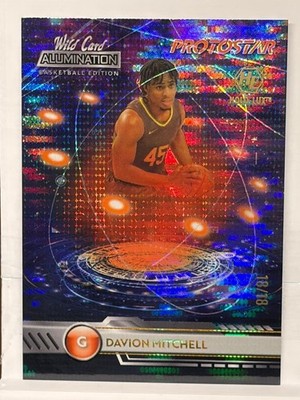 2021 Wild Card Alumination NBA Basketball Protostar Davion Mitchell /18 Buchstütze