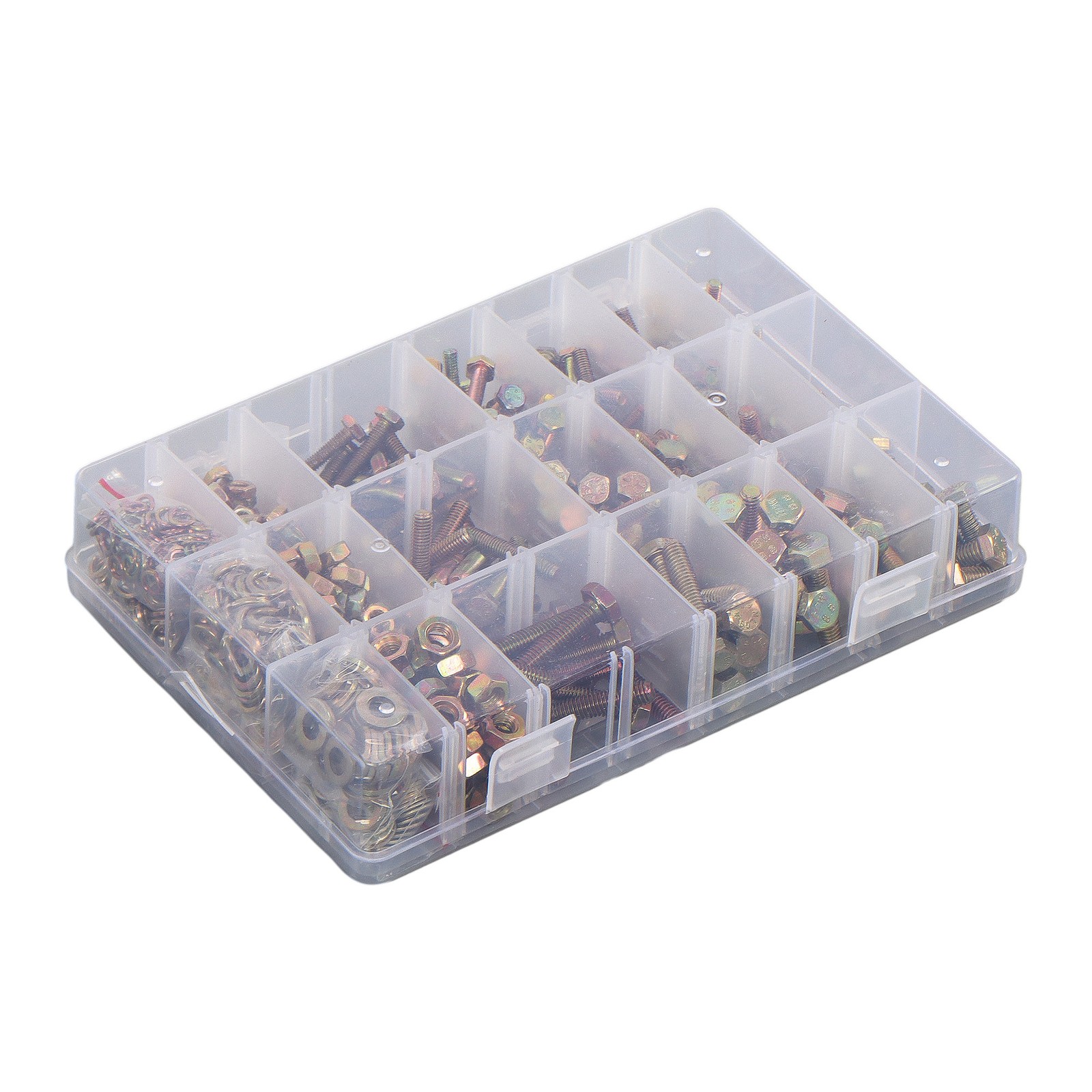 720PCS M6 M5 M4 Bolts and Nuts Assortment Kit Grade 8.8 Alloy Steel Hex 15 Sizes