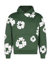 Denim Tears Green Hoodie Size L ,100% Authentic 