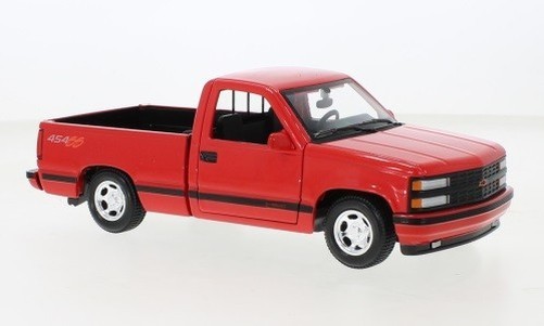 Maisto MAI32901RED - 1/24 - Chevrolet 454 SS Pick-Up, Red, 1993 - New
