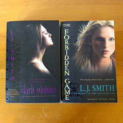 L. J. Smith Dark Visions & The Forbidden Game Paperback Set 2008
